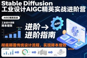 Stable Diffusion工业设计AIGC精英实战进阶营，彻底颠覆传统设计流程，实现降本增效-21资源库