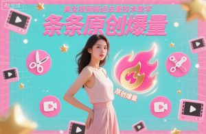 美女视频搬运去重技术教学，条条原创爆量-21资源库