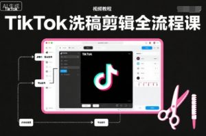 TikTok洗稿剪辑全流程课,PR洗稿剪辑全流程,TK洗稿运营课-21资源库