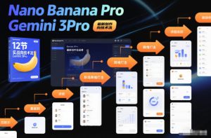 Nano Banana Pro Gemini 3Pro,最新创作实战课,12节实战向技术流,职场降维打击-21资源库