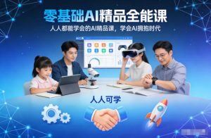 零基础AI精品全能课，人人都能学会的AI精品课，学会AI拥抱时代-21资源库