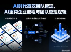 AI时代高效团队管理，AI重构企业流程与团队管理逻辑-21资源库