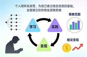 个人闭环实战营,为自己建立稳定变现的基础,全面建立你的商业逻辑思维-21资源库