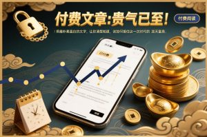 付费文章：贵气已至！用最朴素直白的文字，让你清楚知道，该如何接住这一次时代的泼天富贵-21资源库