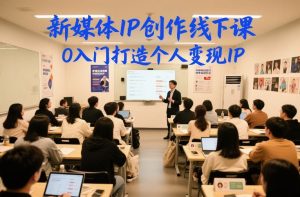 新媒体IP创作线下课，0入门打造个人变现IP-21资源库
