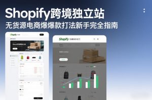 Shopify跨境独立站无货源电商爆款打法新手完全指南-21资源库