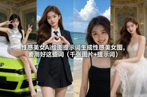 性感美女Ai绘图提示词生成性感美女图，要用好这些词（千张图片+提示词）-21资源库