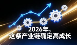 付费文章：2026年，这条产业链确定高成长-21资源库