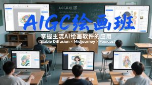 AIGC绘画班，掌握主流Ai绘画软件的应用（Stable Diffusion x Midjourney x Fooocus）-21资源库