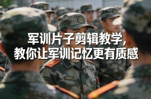 军训片子剪辑教学，教你让军训记忆更有质感-21资源库