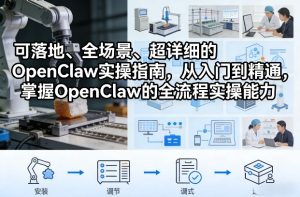 可落地、全场景、超详细的OpenClaw实操指南，从入门到精通，掌握OpenClaw的全流程实操能力-21资源库