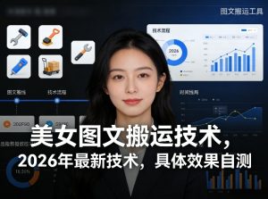 美女图文搬运技术，2026年最新技术，具体效果自测-21资源库