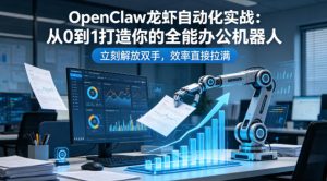 OpenClaw龙虾自动化实战:从0到1打造你的全能办公机器人,立刻解放双手,效率直接拉满-21资源库