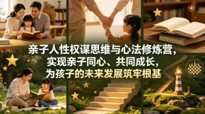 亲子人性权谋思维与心法修炼营，实现亲子同心、共同成长，为孩子的未来发展筑牢根基【音频】-21资源库