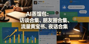 AI蒸馏包：访谈合集、朋友圈合集、流量黄宝书、夜话合集【文档】-21资源库