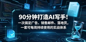 90分钟打造AI写手!一次搞定广告、销售邮件、落地页,一套可每周持续使用的实战体系【原创双语字幕】-21资源库