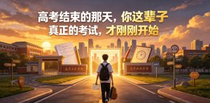 付费文章:高考结束的那天,你这辈子真正的考试,才刚刚开始-21资源库