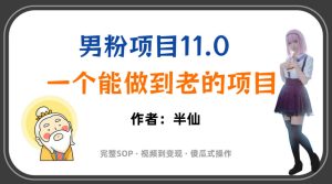 全网独家男粉项目11.0，一个做到老的项目，完整SOP·视频到变现·傻瓜式操作-21资源库