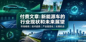 付费文章:新能原车的行业现状和未来展望-21资源库