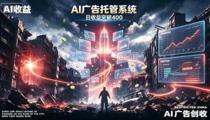 AI智能广告,全自动化运行,单日可达400+,小白新手0基础上手【揭秘】-21资源库