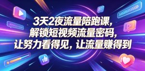 3天2夜流量陪跑课,解锁短视频流量密码,让努力看得见,让流量賺得到(更新0810)-21资源库