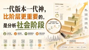 付费文章：一代版本一代神，比阶层更重要的，是分析社会阶段-21资源库