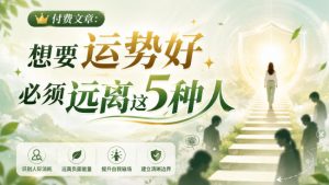 付费文章：想要运势好，必须远离这5种人-21资源库