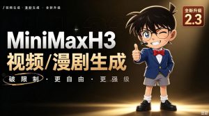 【MiniMaxH3一键懒人整合包】AI视频/漫剧生成工具,支持30_40_50显卡,ComfyUI整合包安装部署!最低8g显存也能跑!-21资源库