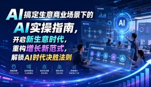 AI搞定生意商业场景下的AI实操指南,开启新生意时代,重构增长新范式,解锁AI时代决胜法则【文档】-21资源库