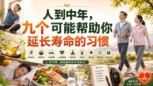 付费文章:人到中年,九个可能帮助你延长寿命的习惯-21资源库