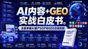 AI内容+GEO实战白皮书,全面掌握AI量产SOP与GEO分发机制【文档】-21资源库