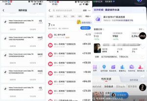 外面卖299的爆款二创配音情感语录教学,一个作品20分钟左右,伙伴计划+剪映拉新+收徒等多种收益-21资源库