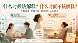 付费文章:什么时候该解释?什么时候不该解释?-21资源库