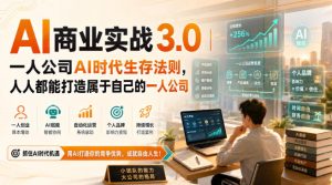 AI商业实战3.0｜一人公司AI时代生存法则，人人都能打造属于自己的一人公司-21资源库